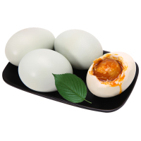 [西沛生鲜]正宗咸鸭蛋 10枚 60-70g/个 红泥腌制烘焙流油蛋黄酥月饼粽子红心生咸蛋