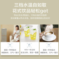 美的(Midea)饮水机家用下置式冰热两用旋钮出水自动保温 立式饮水机YD1611S-X