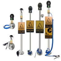 静电桩人体静电释放器 移动声光报警 高1米 不含安装