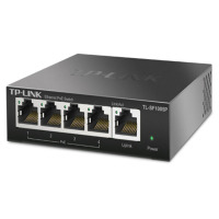 TP-LINK 5口百兆PoE交换机 TL-SF1005P 货期5-10天