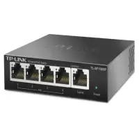 TP-LINK 5口百兆PoE交换机 TL-SF1005P 货期5-10天