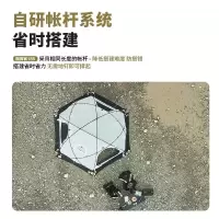 牧高笛(MOBIGAROENOUTDOOR)帐篷户外露营球形城堡帐篷大空间四季带雪裙防雨指挥官球帐
