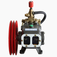 清洗机泵头总成黑猫 55/58型 全铜泵头+A型皮带轮+压力表 货期5-10天