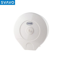 瑞沃 大卷纸盒 免打孔卫生间纸巾盒白色 V-610 一个装