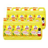 白猫柠檬红茶洗洁精2kg*8桶去油污食品用洗碗精可洗果蔬整箱