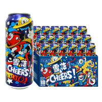 雪花啤酒(Snowbeer)雪花畅饮罐 500ml*18听 整箱装