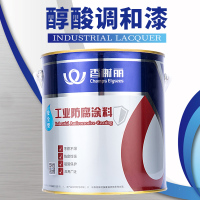 香榭丽漆 安全型醇酸防锈防腐漆工程防锈刷铁门金属油漆 军绿色 2kg