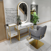 理发台一套(单面理发台+镜 工具柜)