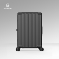 漫游(ROAMING)万向轮行李箱拉杆箱大容量男女旅行箱包密码箱皮箱子20英寸深空黑