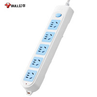 公牛BULL)新国标插座 插线板/插排/排插/接线板/拖线板 5位总控全长3米 GN-602