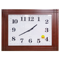 结盟者 简约现代方形时钟 挂钟客厅钟表办公钟 75*56cm