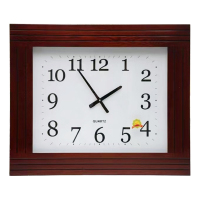 结盟者 简约现代方形时钟 挂钟客厅钟表办公钟 90*75cm