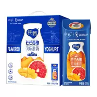 蒙牛 纯甄 常温风味酸牛奶 芒芒西柚味 200g*10盒