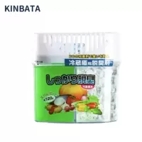 kinbata冰箱除味剂家用保鲜空气净化臭氧除异味冰箱除味盒绿茶 N-975