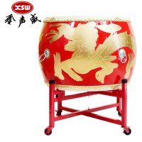 鑫声威 牛皮鼓18寸战鼓龙鼓+鼓架常规款