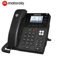 摩托罗拉(MOTOROLA)150IP-3P电话机IP电话机双网口VOIP电话机 SIP话机 IP办公电话机