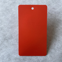 空白物料卡塑料标签5*9cm 1000张 红色