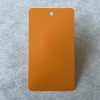 空白物料卡塑料标签5*9cm 1000张 橙色