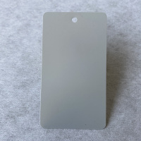 空白物料卡塑料标签5*9cm 1000张 灰色