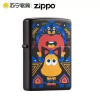 [苏宁自营]打火机Zippo幸运铃黑漆彩印防风打火机幸运平安节日送礼专用火机