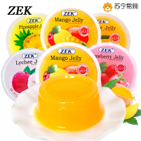 韩国ZEK三合一水果味果冻(芒果味,凤梨味,草莓味)混合口味3板(18杯装) 礼盒套装