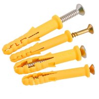 塑料膨胀管涨塞胀塞8mm*80mm膨胀螺丝(100个/包)