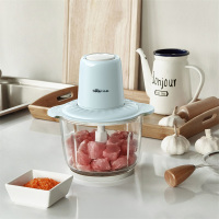 小熊 绞肉机2L 玻璃杯体切碎机 电动多功能绞馅机搅拌机料理机 QSJ-C03B1