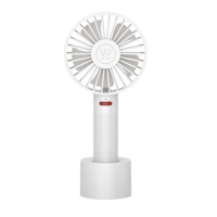 西屋(WESTINGHOUSE) 西屋手持小风扇 充电小电风扇 便携式随身小型 WTH-SC101 天空白