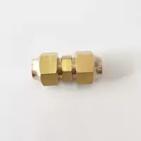 SPEEDWATTX 黄铜双接头空调铜管延长用对接头 接9mm的铜管