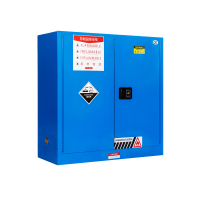 易企采 30加仑蓝色防爆柜工业防火柜防爆箱化学品实验柜危险品储存柜