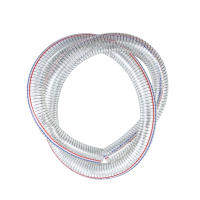 pvc钢丝软管透明塑料管子加厚抽水管真空螺旋输油管((软管内径38mm 厚3mm 1米价))