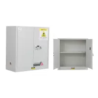 易企采 30加仑毒麻药品柜实验室试剂安全柜双锁易制毒化学品柜保险柜