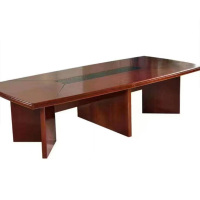 辰欣益森 油漆贴木皮大型会议桌会议桌 2.4*1.2米