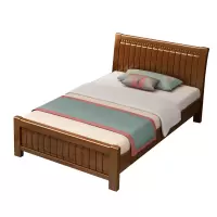 隆博盛景 床实木床胡桃木床新中式大床卧室实木单人床