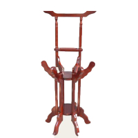 隆博盛景 实木脸盆架置物架 450*450*1100mm