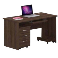 隆博盛景 简约现代中式深色办公桌1200*600*760mm