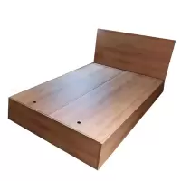 隆博盛景 现代简约板式床极简风卧室家具单人床1200*2000*400mm