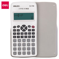 得力(deli)1726小学生计算器(白色)(个)科学计算器学生用多功能函数计算器