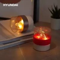 HYUNDAI韩国现代 沙漏音箱灯客厅办公室桌面定制摆件卧室床头解压装饰礼物YH-F022(可定制)