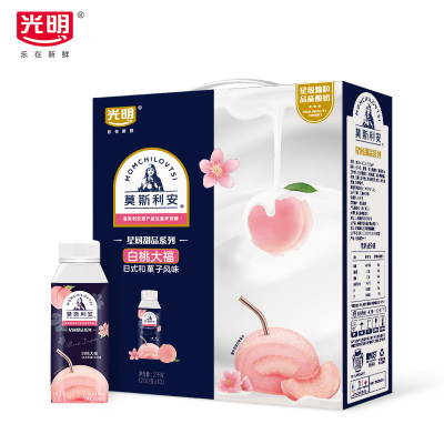 光明 莫斯利安 白桃大福味酸奶 200g*10盒