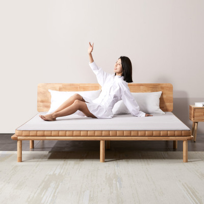 8H SLEEP床垫 健康护脊床垫天然乳胶黄麻床垫环保硬垫家用四季睡垫MCair