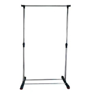 隆博盛景 落地晾衣架简易衣架单杆阳台户外晾晒架760*420*1500mm