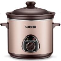 苏泊尔(SUPOR) 电炖锅 电炖盅煲汤锅炖汤锅 煮粥锅 原矿紫陶内胆 3L容量 DG30YK11 香槟金