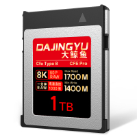 DAJINGYU大鲸鱼 cfexpress存储卡xqd卡CFE Type B高速相机内存卡 黑金PRO版 1TB