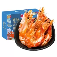好拾味 即食虾干AAA 虾干500g/盒 干虾烤虾对虾干 淡干烤海虾海产干货虾类生鲜海鲜水产