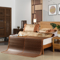 水星家纺 浅墨江南双面竹席经典款