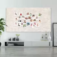 毛毡板 照片墙幼儿园作品展留言板背景墙墙贴 60cm*120cm带胶