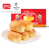 盼盼法式软面包休闲零食早餐速食充饥夜宵健康零食小吃 300g -单包*2