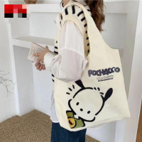 不规则手提包 棉布包 约40*35 两面彩色数码印刷logo 一个装