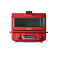 摩飞电器(Morphyrichards) 电烤箱家用煎烤一体机发酵解冻烤肉多功能锅MR8800英伦红